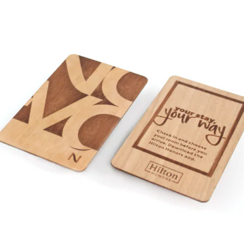 Eco Friendly Wooden RFID Key Card
