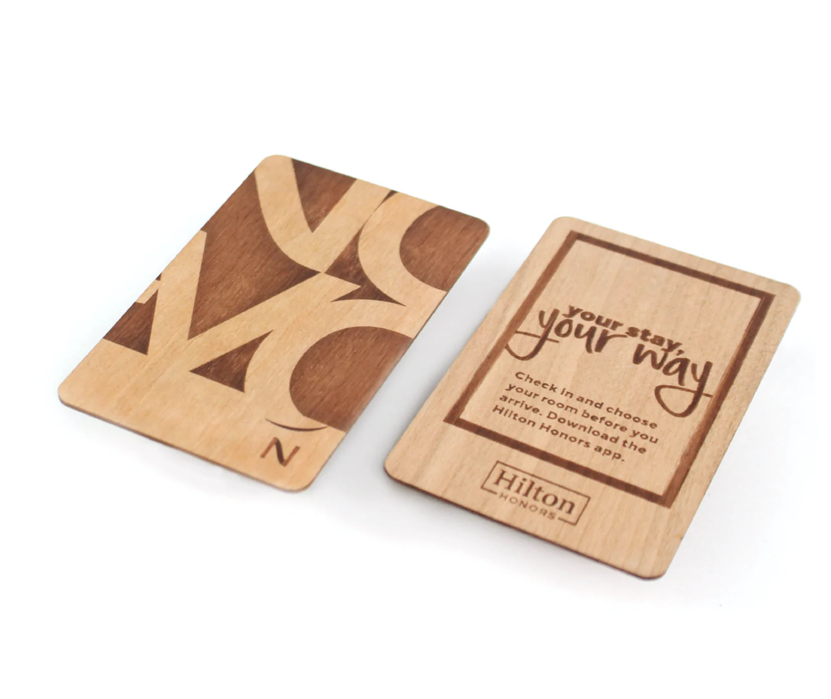 Eco Friendly Wooden RFID Key Card